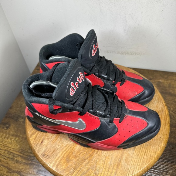 Nike Air Flight Mid Basketball Shoes Red Black Men's Size 11 630929-002